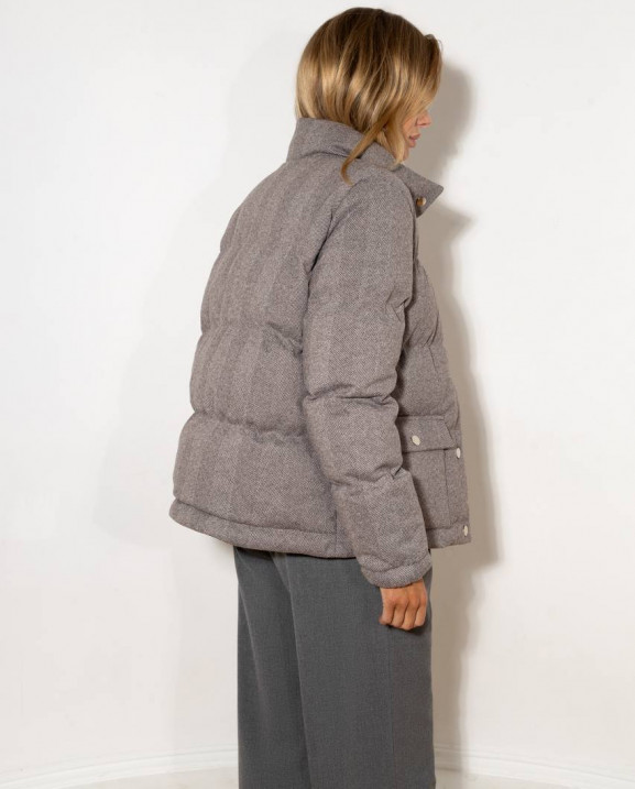 18/1 куртка пухова кашемірова на кнопках